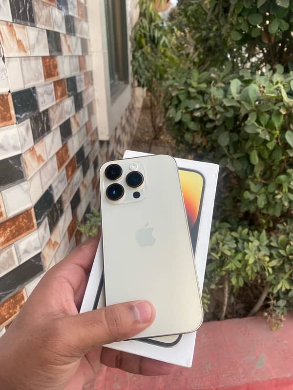 iPhone 14 Pro jv 128gb Gold With box 0