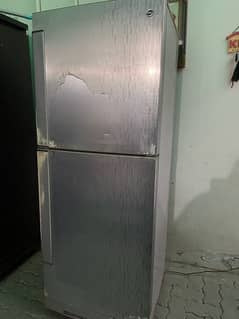 Grey silver refrigerator 2014 model