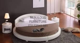 round bed ' bedroom set , 3 or 4 piece ready