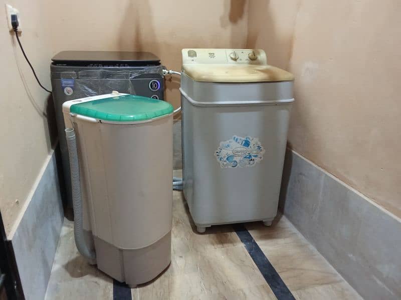 HAIER DRYER FEW MONTHS USED/CARRY 10KG washing machine 1