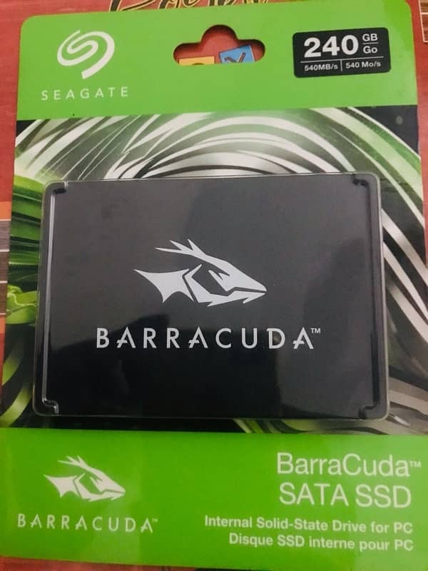 Seagate Barracuda SSD 240GB Box pack 1 Year warrenty 0