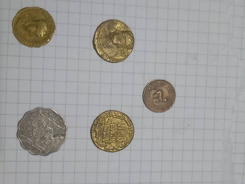 old coins 1 Anna and more 1