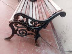 garden outdoor Iron Benche