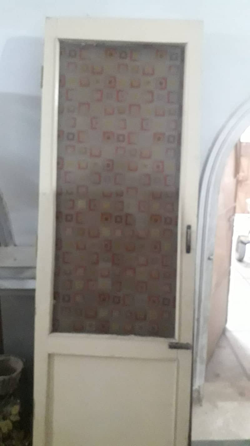 DOOR FOR SALE (wood plus glass) 2