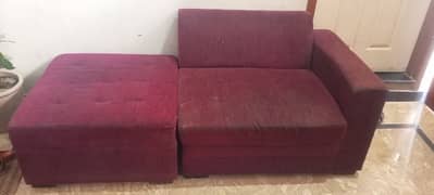 sofa set 3 In good condition Sirf dust hai