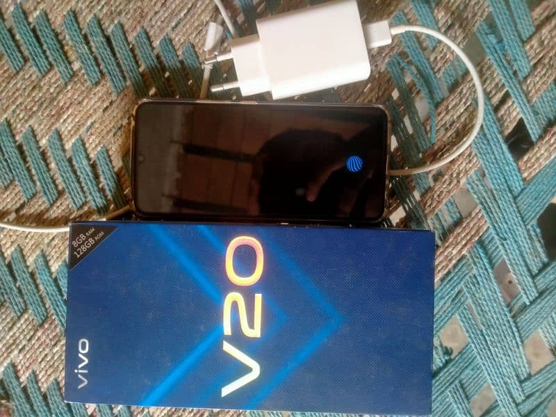 vivo v20  complete box 8+4/128 7