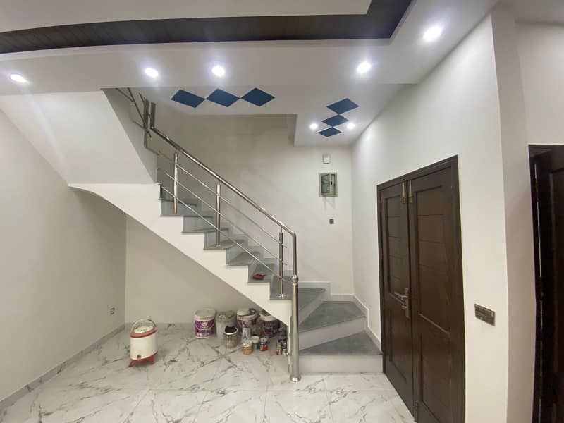 Brand New Beautiful 3.25 Marla 3 Bed 3 Bath Double Storey House For Sale At Nayyab Sector near Khuda Buksh Colony 5