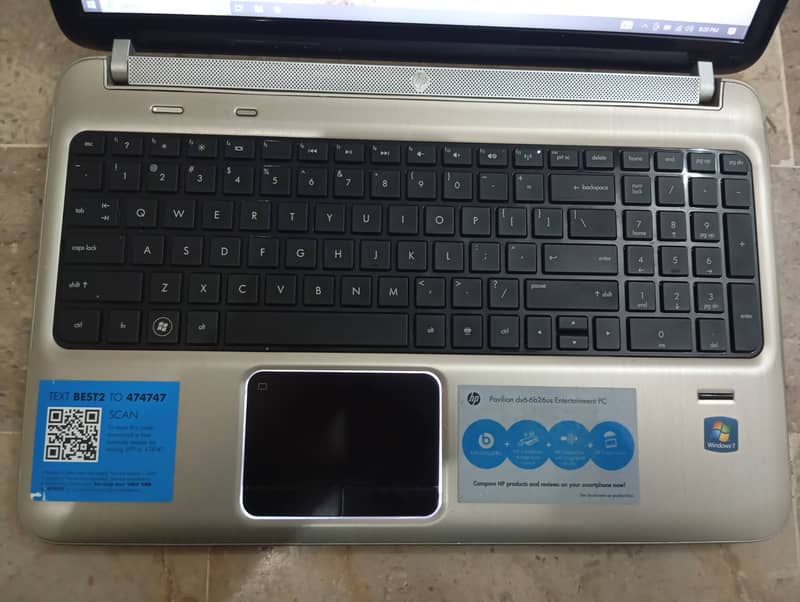 Hp Pavilion dv6 core i7, (2ND generation)08gb,500gb 4