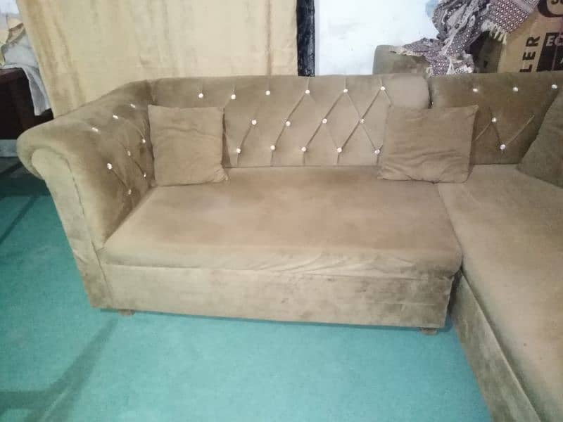 L shape Conner 5 seater sofa set 1