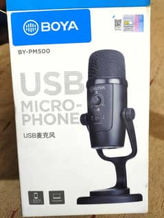 boya pm-500 podcast mic