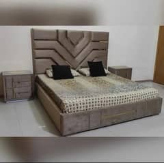 bed set / king size bed / double bed / wooden bed / poshish bed / bed