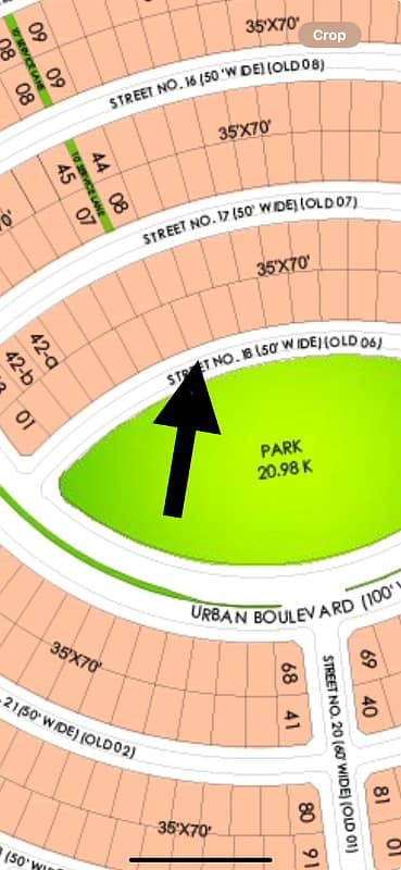 Beautiful Location Park Face Sector A 10 Marla (35*70) Plot Available For Sale, Ideal Location Reasonable Demand. 7