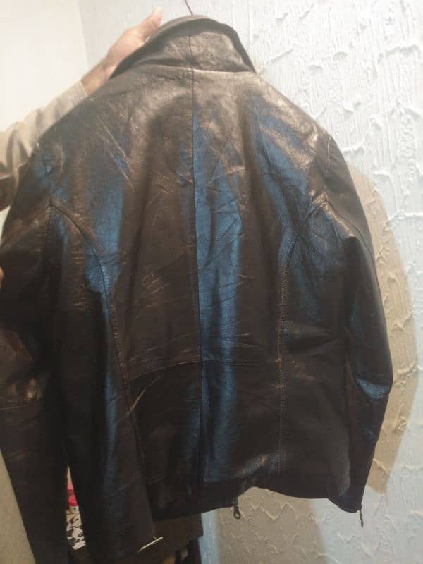 Men coat with leather jacket 2