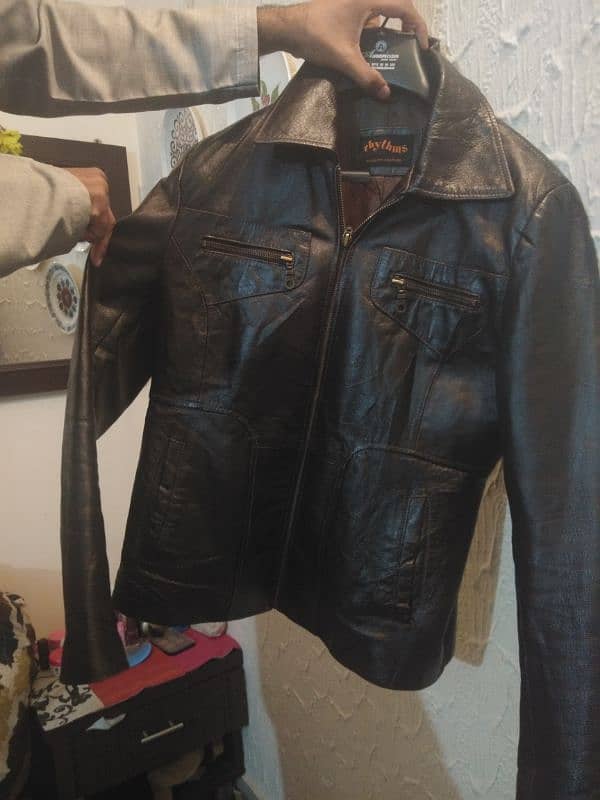 Men coat with leather jacket 15