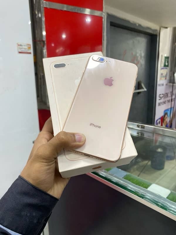 iPhone8plus 64GB pta approved with box 0