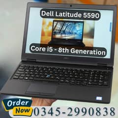 Dell Latitude 5590 Core i5 8th Generation 8GB Ram 256 GB SSD 15.6"