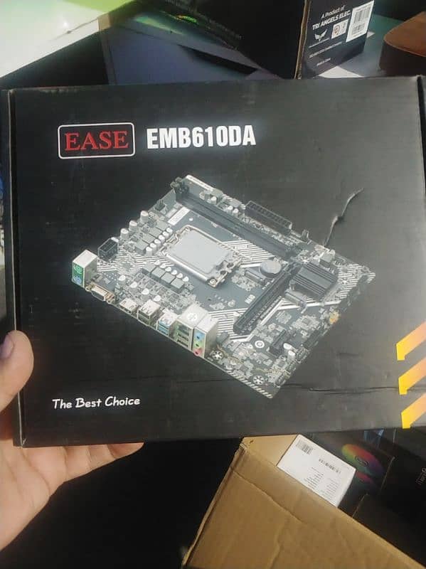 intel 12400f box and h610m with warranty 1