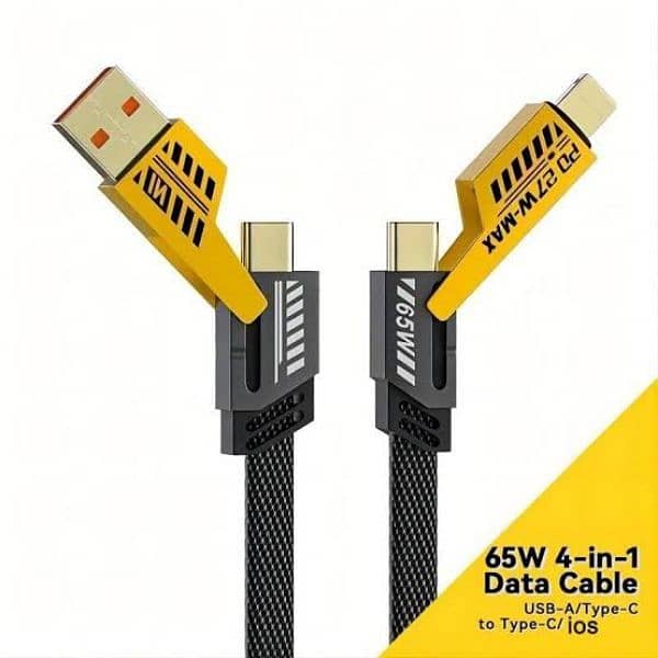 65W 4 In 1 Transformer Cable 1