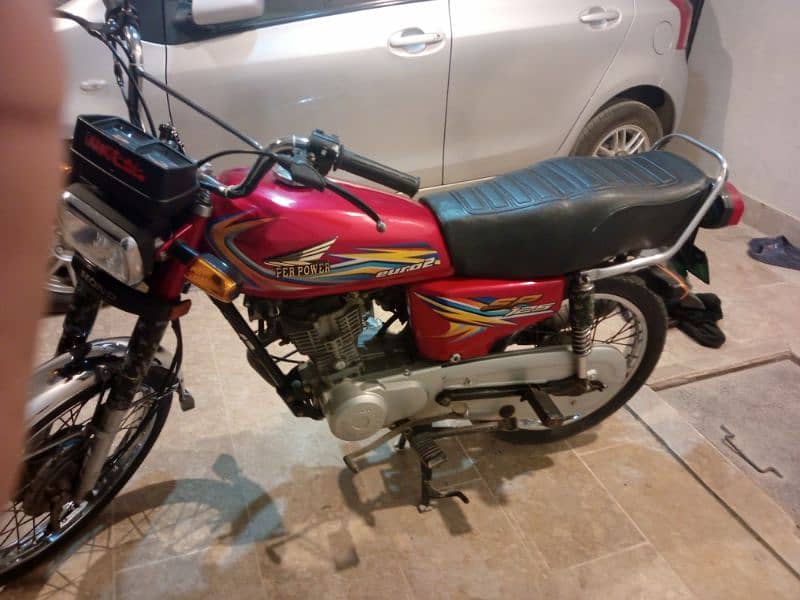 super power 125 2023 red color new condition 7