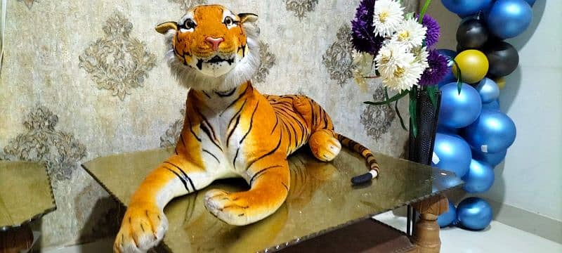 jumbo size stuffed tiger. 1