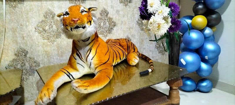 jumbo size stuffed tiger. 3