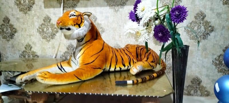 jumbo size stuffed tiger. 5