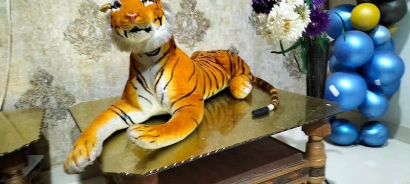 jumbo size stuffed tiger. 6