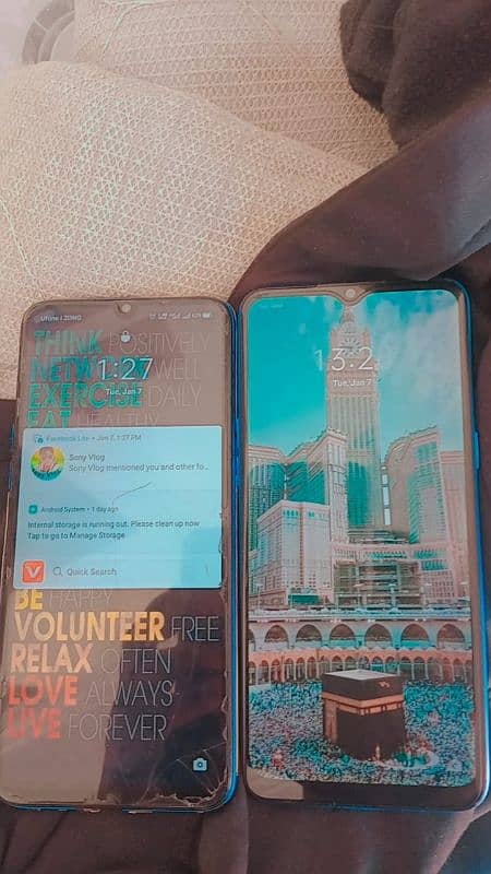 Urgent selling 2 realme 5 sets in full discount 15k each 8