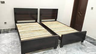 Bed Set - Bedroom Set -Single Bed - Wooden Bed - Bed with Side Table 1