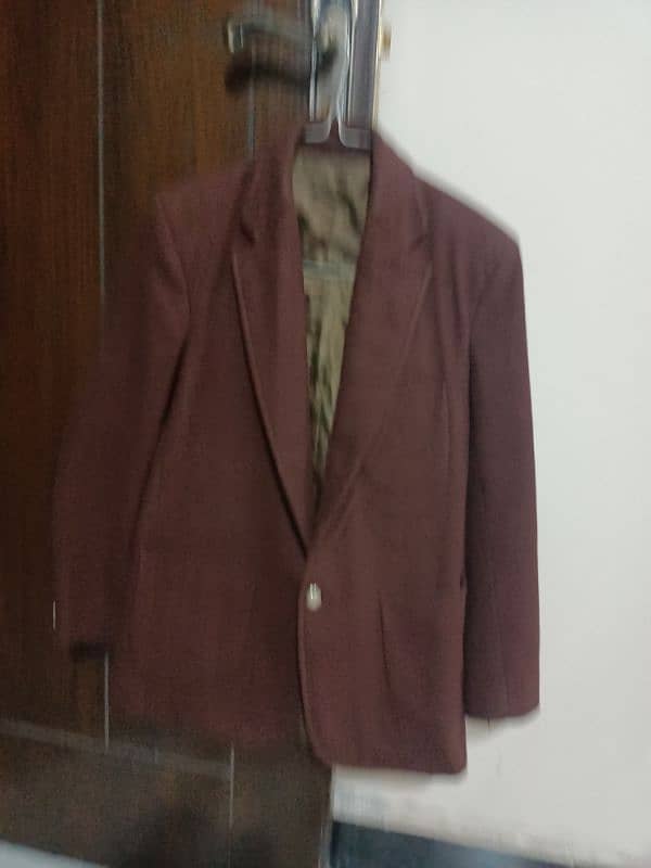 woolen blazer (coat) brown color school uniform size 26 0