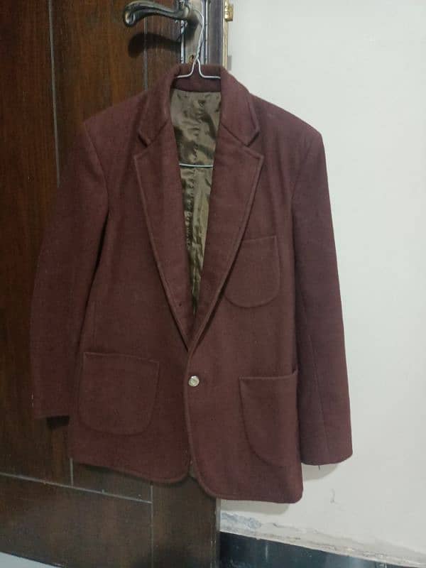 woolen blazer (coat) brown color school uniform size 26 3