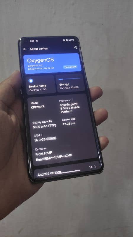 OnePlus 11 5G 16 256 GB 10 by 10 non PTA 3