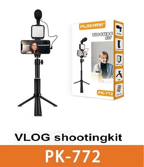 Video Making Kit Video Live Recording Vlogging Set Plokama PK-772 0