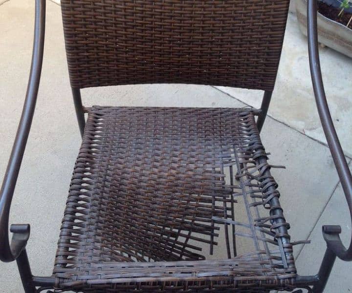 Garden chairs/rattan sofa sets/dining tables/UPVC outdoor furniture 7