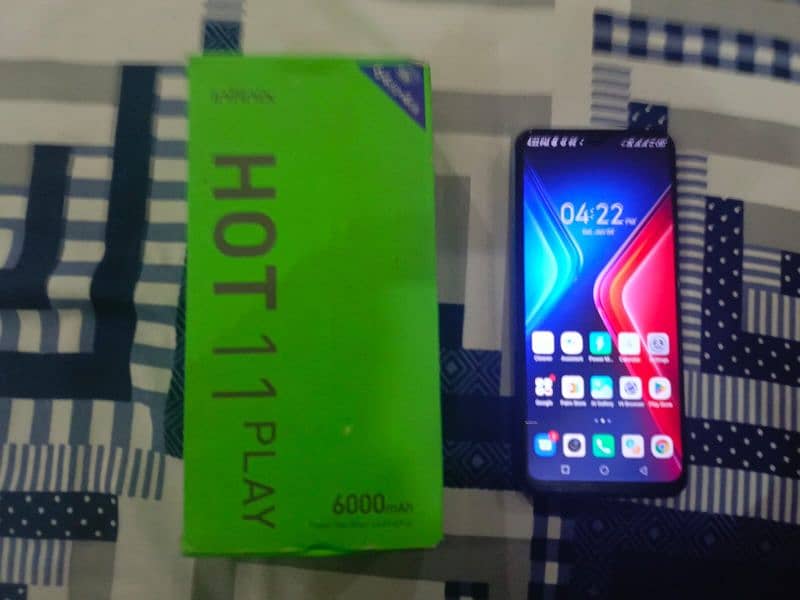 Infinix hot 11 with box 4 64 0