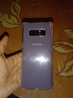 sumsung note 8 use phn miner dot and shad condition 10by08