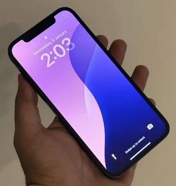 100% BH iPhone 12 Midnight Blue 2