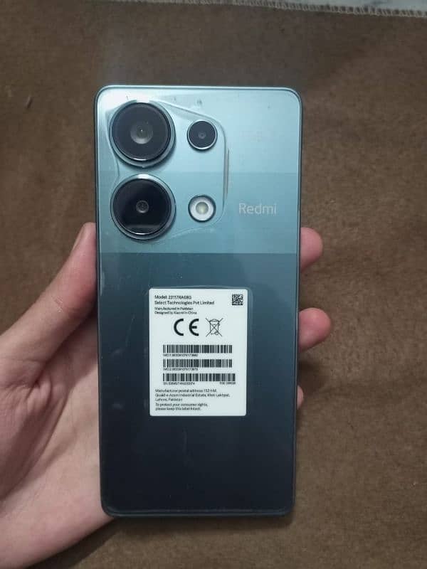 Redmi Note 13 Pro 8/256 complete box 1 month use for urgent sale 0