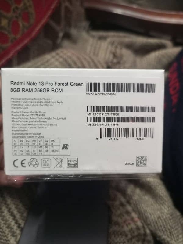 Redmi Note 13 Pro 8/256 complete box 1 month use for urgent sale 9