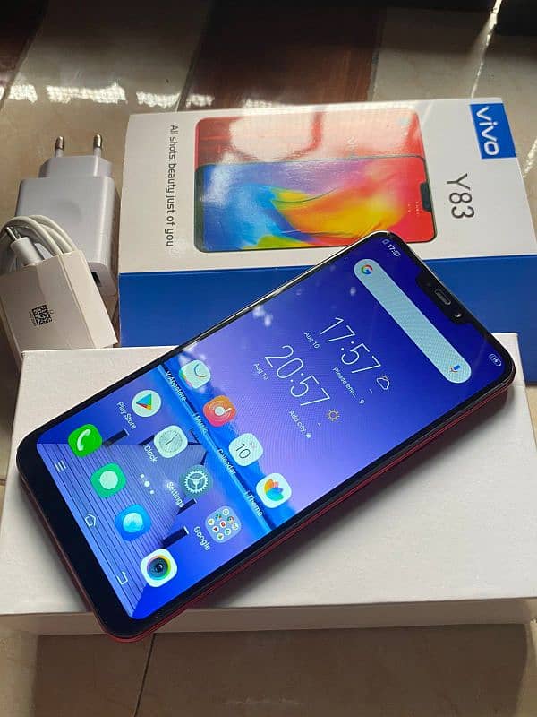 Vivo y83 6/128 Memory 10/10 PTA approved with full box 1