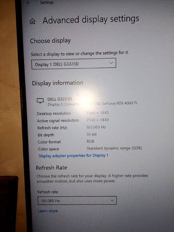 Dell g3223d 32 inch 165z ips monitor 2