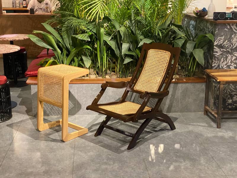 Folding Rattan Chair 4