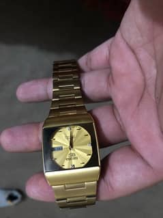 Seiko 5 Golden Watch