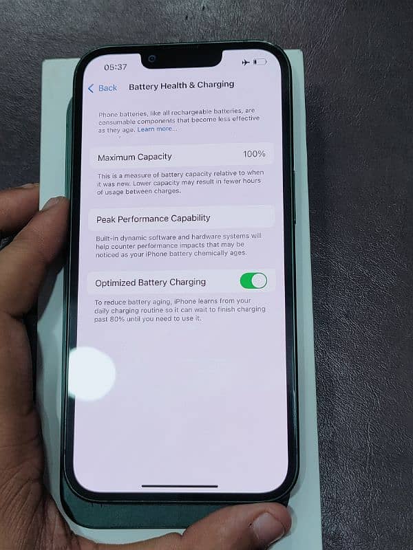 iphone 13 pta approved 128 GB bettry health 100 all oky ha han 5