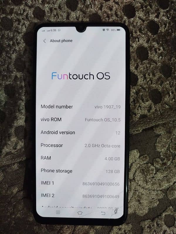 Vivo S1 4 GB 128 full ok 3