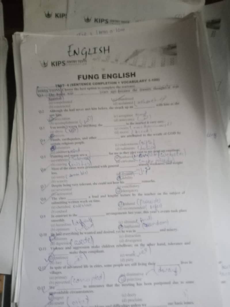 NEW EDITION KIPS FUNG Series along with mcqs test of KIPS session 14