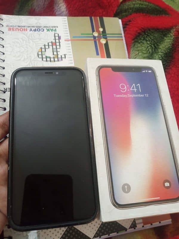 Iphone x 256 GB. Pta approved . Good condition. single hand used . 6