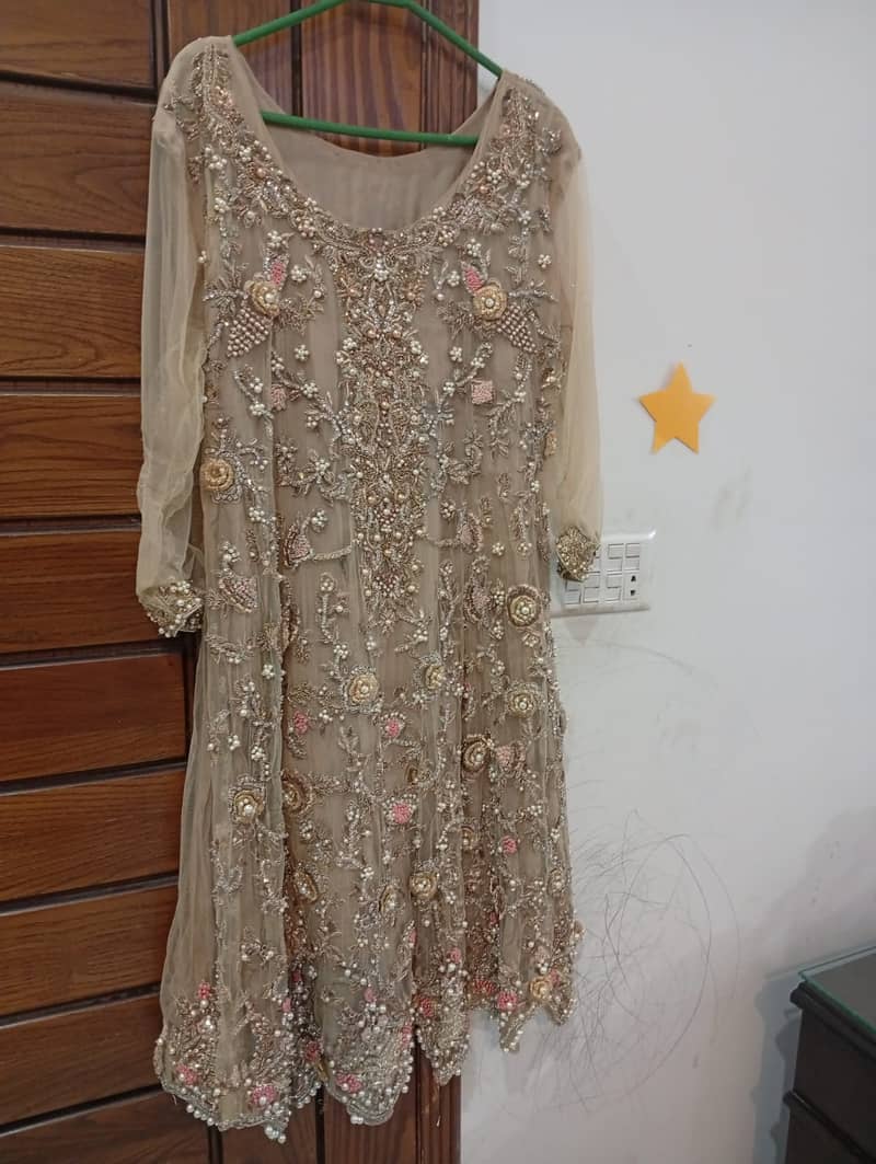 Maxi / Bridal maxi / Wedding wear / walima maxi for sale / mayo dress 1