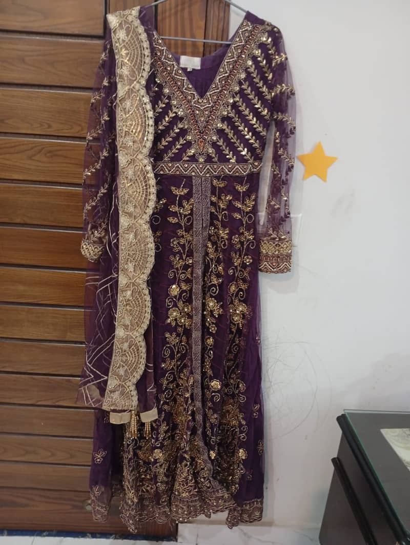 Maxi / Bridal maxi / Wedding wear / walima maxi for sale / mayo dress 5