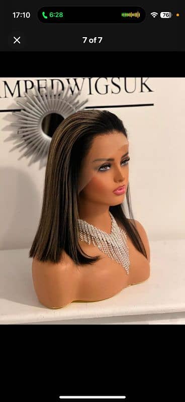 human hair stylist wig from uk 4